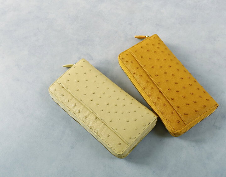 楽天市場】【10％off】フルポイントオーストリッチ 長財布 メンズ 