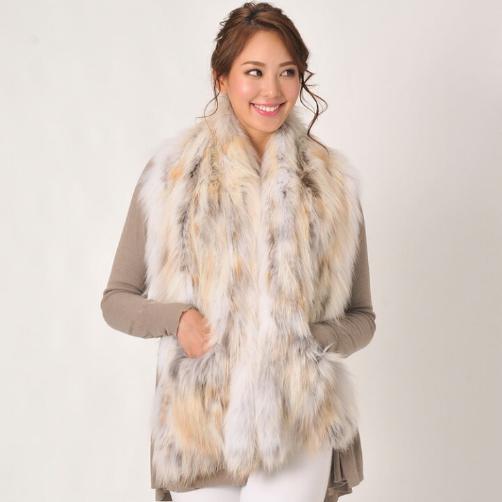 楽天市場】【5%OFFクーポン】レッドフォックス ファー ストール  