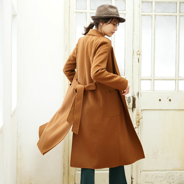 楽天市場】Filomo カシミヤ 100% コート レディース ガウン ロング 