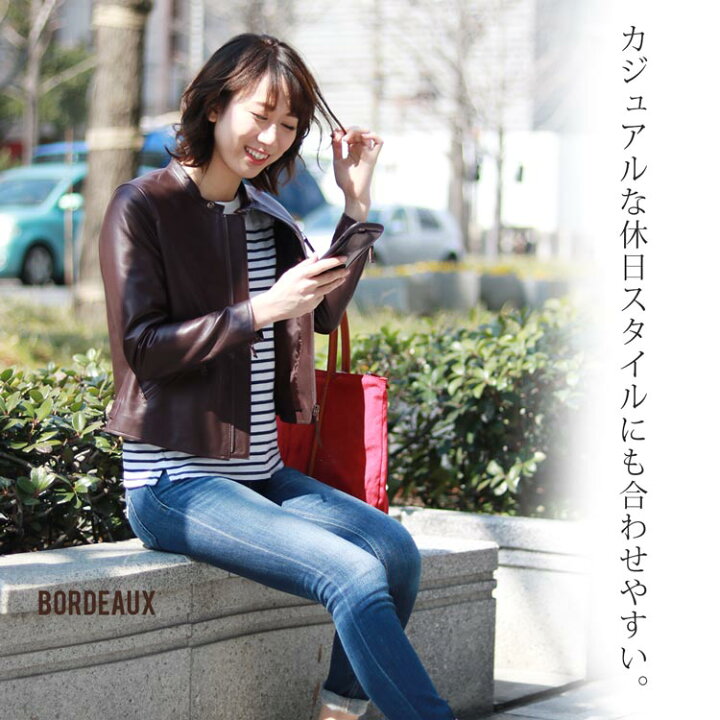 楽天市場】ライダース ジャケット レザー シングル ソフト イタリア  