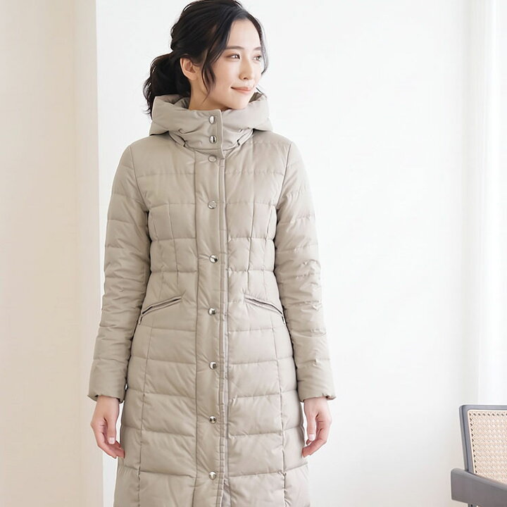 楽天市場】ストレッチ ダウンコート レディース ストレッチ生地 Filomo 