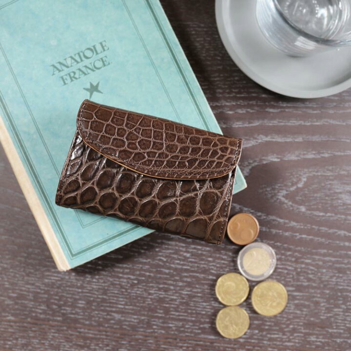 楽天市場】【期間限定価格】クロコダイル ミニ財布 メンズ 小銭入れ  