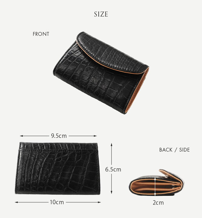 楽天市場】【期間限定価格】クロコダイル ミニ財布 メンズ 小銭入れ  