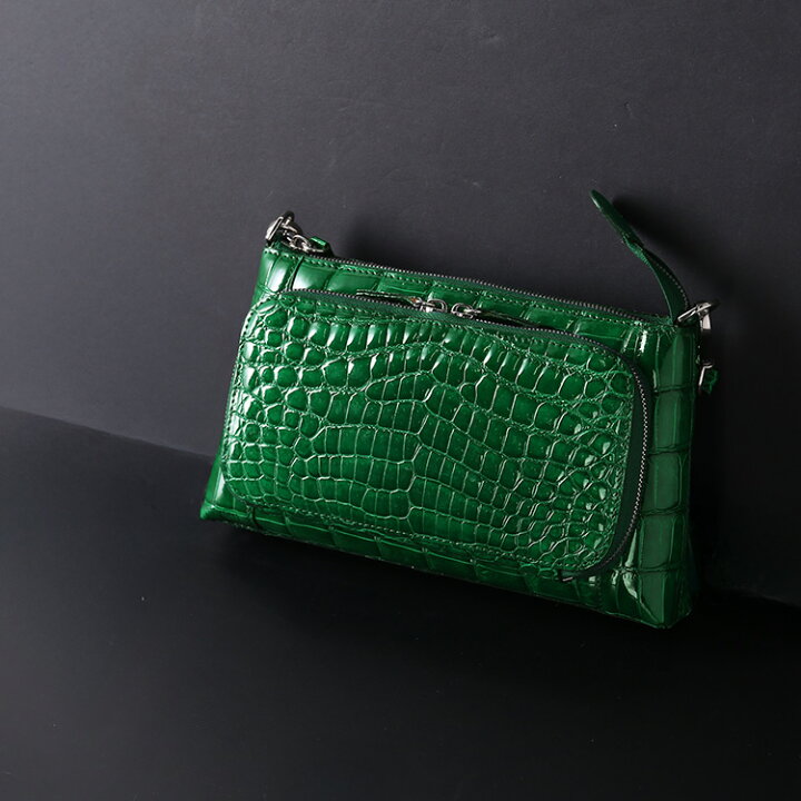 楽天市場】【4h限定20%off】クロコダイル ショルダーバッグ 3way 