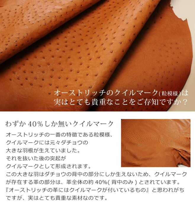 楽天市場】オーストリッチ レザー バッグ メンズ セカンドバッグ フル 