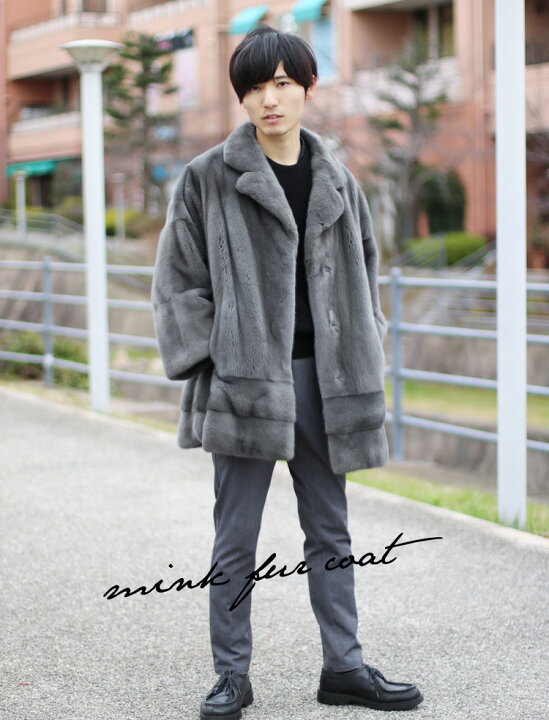 楽天市場 ブルーアイリス ミンク ファー コート 毛皮 着丈cm メンズ 誕生日 ギフト 父 プレゼント ギフト 7f Mens 1r 三京商会 Sankyo Shokai