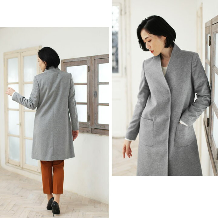 楽天市場】【クーポン有!!】カシミヤコート レディース 100％ ロング 