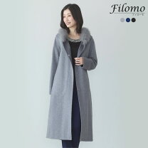楽天市場】カシミヤ コート ファーの通販