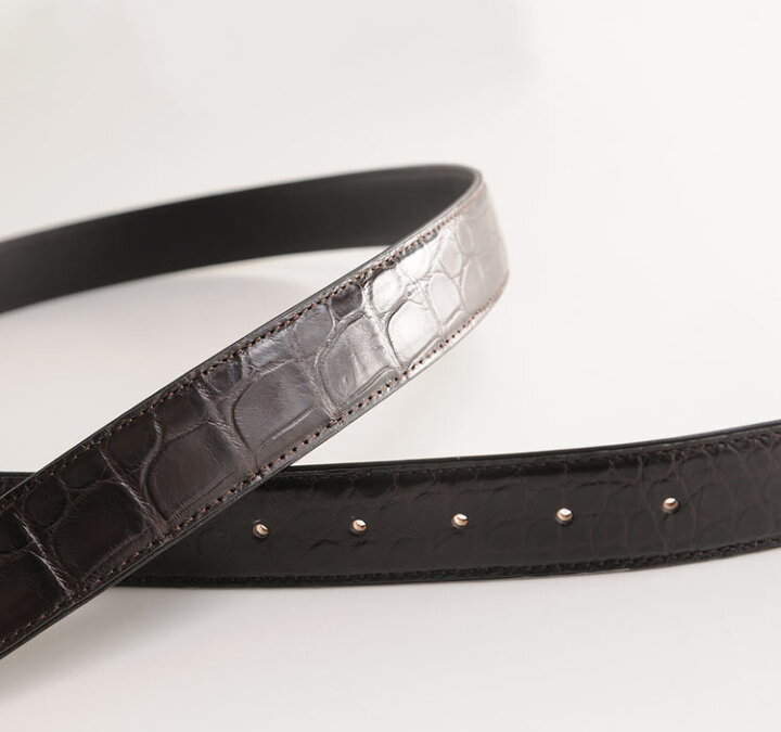 楽天市場】ベルト メンズ クロコダイル 35mm ピンタイプ ビジネス 牛  