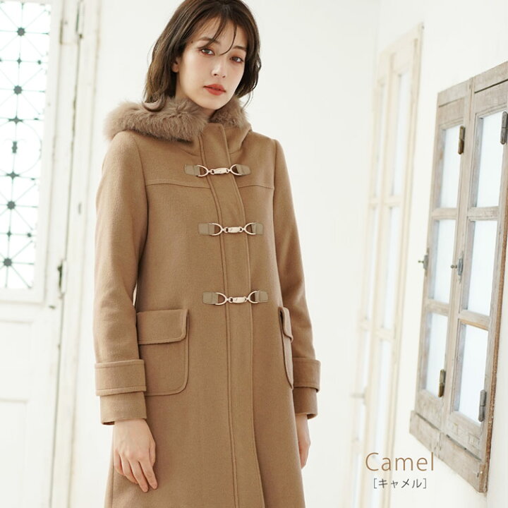 楽天市場】ダッフル コート レディース カシミヤ ブレンド 冬 ウール  