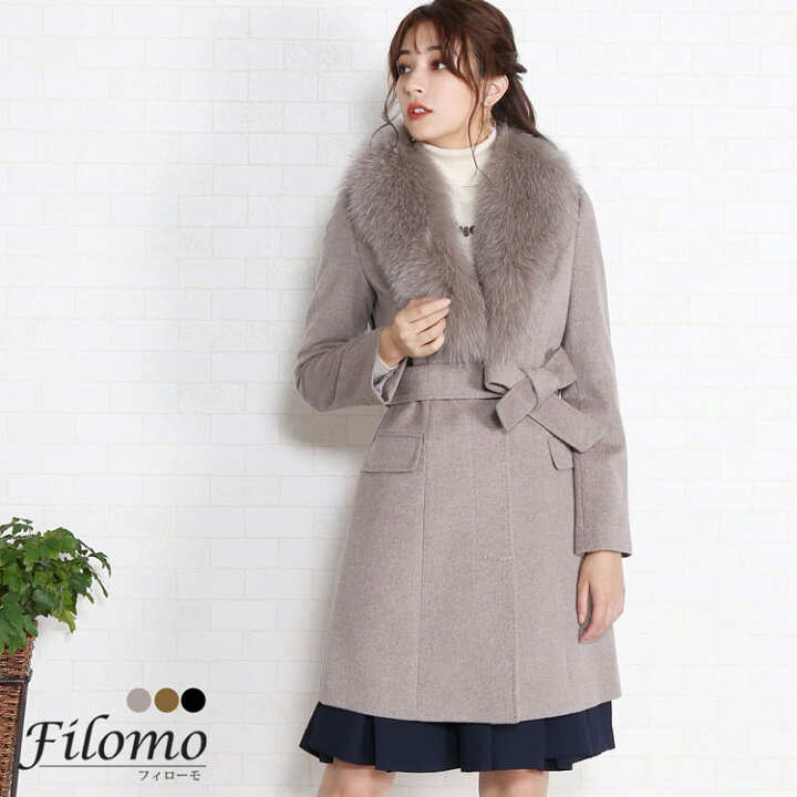 楽天市場】Filomo [フィローモ] カシミヤ ブレンド ウール コート 