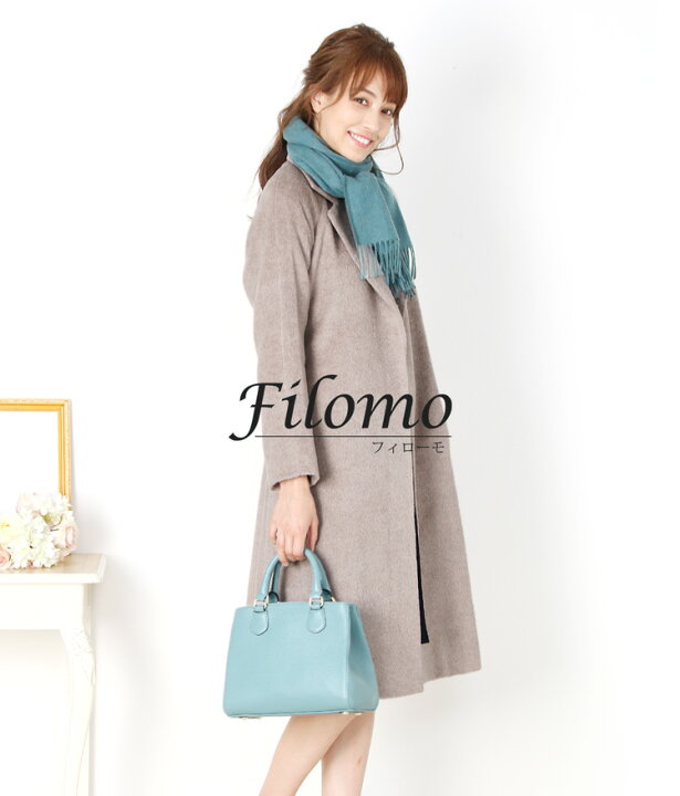 楽天市場】アルパカ ウール 混 コート ロング ラップ 式 テーラー  