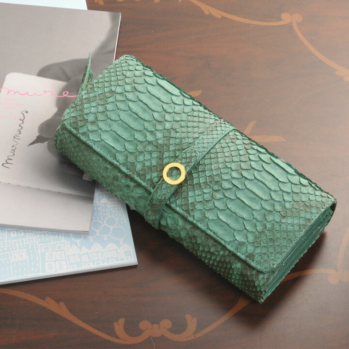 楽天市場】ダイヤモンドパイソン 長財布 大容量 レディース ベルト  