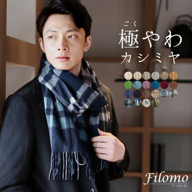 【5%OFFクーポン】カシミヤ マフラー カシミヤ100% メンズ ブランド Filomo 無地 メンズマフラー 秋 冬 50cm × 190cm 高品質 内モンゴル産 極やわカシミヤ ベビカシ カシミヤマフラー カシミヤ ストール バレンタイン ギフト 【名入れ刺繍対象】 7F (02000277-mens-1r)