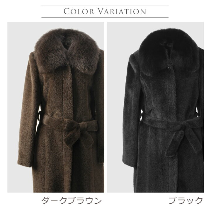 楽天市場】アルパカ コート ロングコート レディース スーリーアルパカ 