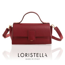 ハンドバッグ レディース 小さめ きれいめ バッグ ブランド LORISTELLA ロリステッラ 2way ショルダー 軽量 レザー 本革 牛革 イタリア製 卒業式 入学式 フォーマル 浴衣 に 合う バッグ ギフト プレゼント 4FB (07000708r)