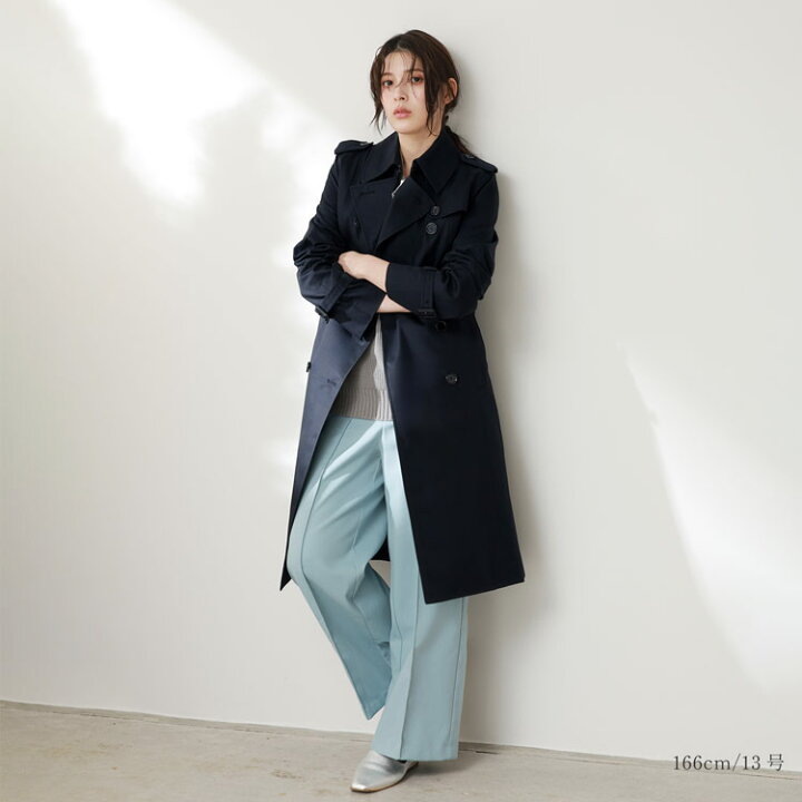 楽天市場】トレンチ コート ロング丈 ライナー付き トレンチコート  