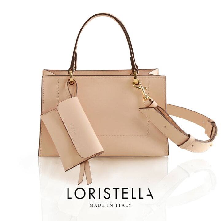 楽天市場 ハンドバッグ レディース きれいめ ポーチ付き 軽量 ブランド Loristella イタリア 2way バッグ ショルダーバッグ 斜め 名入れ 可能 ロリステッラ 革 本革 牛革 黒 ギフト プレゼント 春 夏 ギフト 4fb r 三京商会 Sankyo Shokai