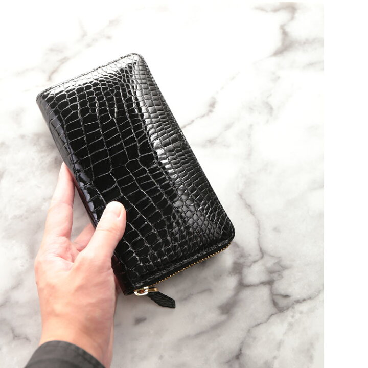 楽天市場】【クーポン対象!】クロコダイル メンズ 長財布 ラウンド  