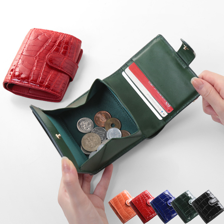 クロコダイル 二つ折り財布 レディース二つ折り財布 | 通販・人気 