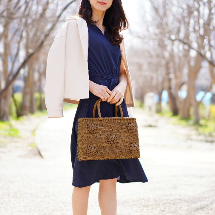 楽天市場】【クーポン対象】山葡萄 かごバッグ バッグ かご 籠 みだれ  