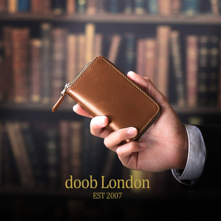 楽天市場 コードバン ミニ財布 メンズ Doob London ブランド ラウンドファスナー キャッシュレス 財布 グリーン ブラウン ブラック 緑 黒 ミニマリスト 小さい財布 コンパクト財布 男性 ギフト ドゥーブロンドン プレゼントギフト 4fc Mens 1r 三京商会