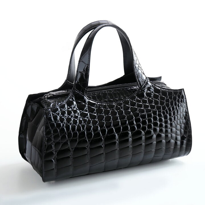 楽天市場】クロコダイル ブラック フォーマルバッグ 日本製  