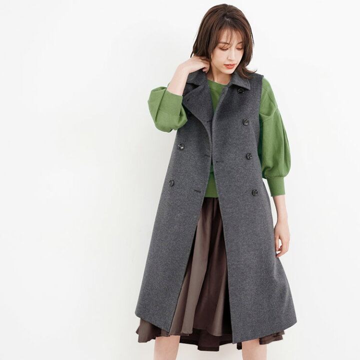 楽天市場】【28h限定10%OFF】ロングベスト レディース 秋 冬 カシミヤ 