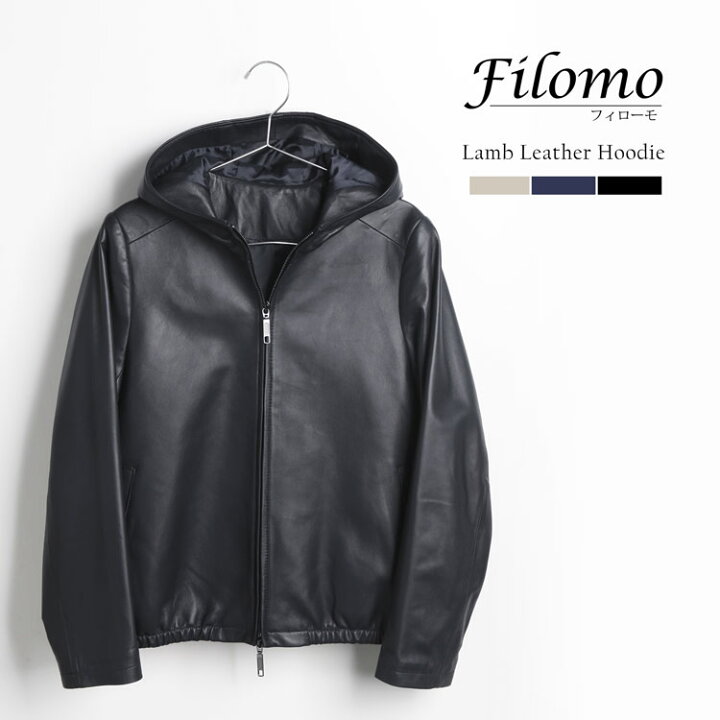 楽天市場】レザー パーカー レディース フード付き ジャケット Filomo  