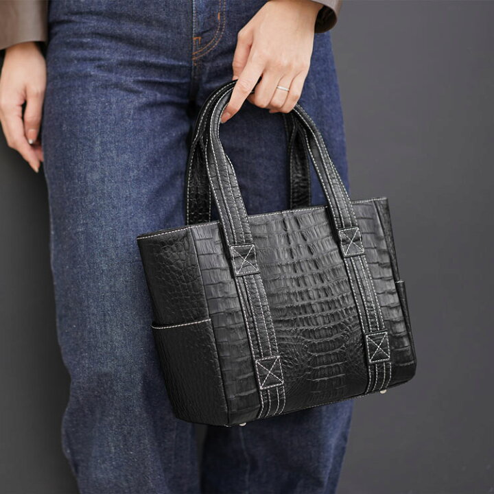 楽天市場】【24h限定10%off】本革 トートバッグ レディース カイマン  