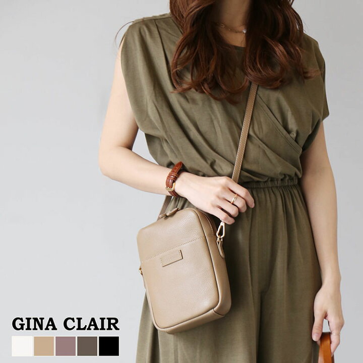 楽天市場】ミニショルダーバッグ 本革 縦型 レディース GINA CLAIR 斜 