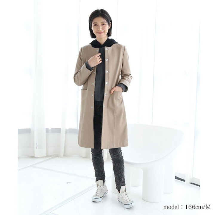 楽天市場】レザー コート アウター レディース ラムレザー 本革 ノー  