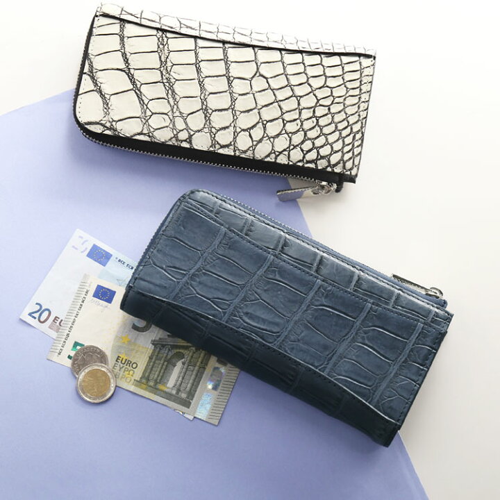 楽天市場】【5%offクーポン】クロコダイル 長財布 L字ファスナー 日本  