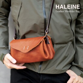 【2h限定20%OFF!】本革 ショルダーバッグ メンズ 小さめ 斜め掛け かっこいい ブランド HALEINE ヌメ革 オイルヌメ 日本製 鞄 使いやすい 本革バッグ 本革ショルダーバッグ 牛革 収納 整頓 レザー プレゼント バレンタイン ギフト 父の日 (07000507-mens-1r)