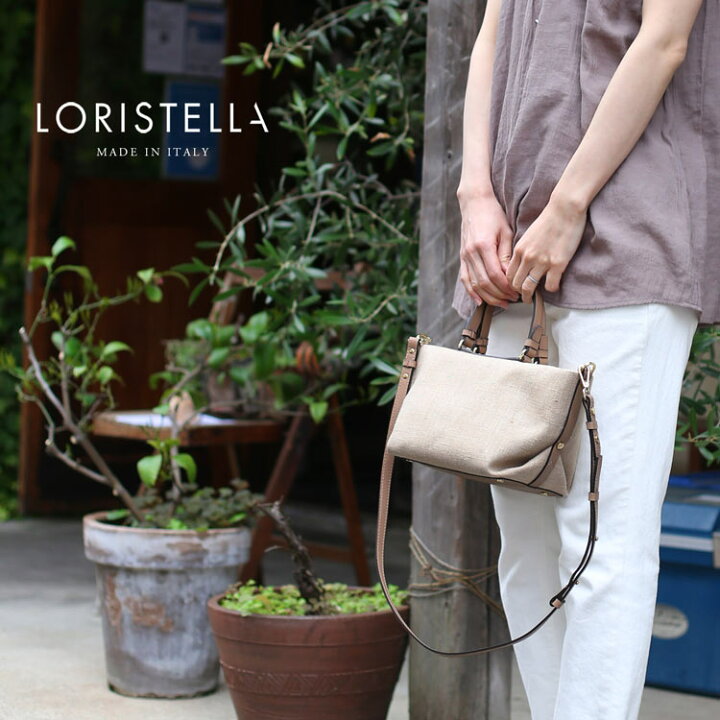 楽天市場】リネン 2wayバッグ レディース LORISTELLA ショルダーバッグ 