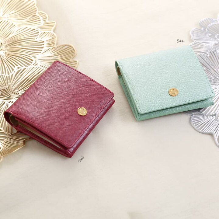 未使用 プレリー ☆ ヴィクトリア レザー かぶせ 長財布 小銭室有 日本  