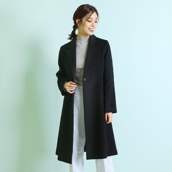 楽天市場】【2000円OFFクーポン】カシミヤ ブレンド ウール チェスター 