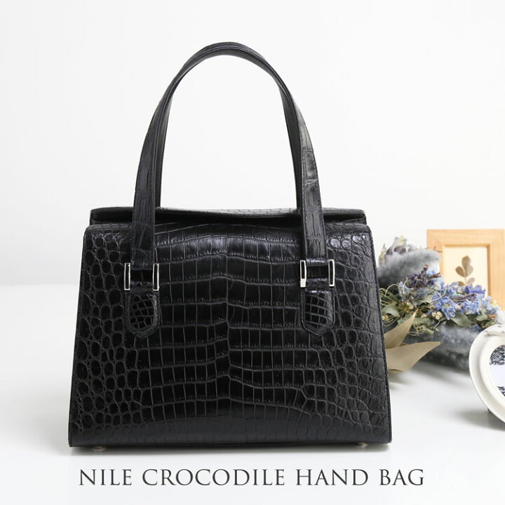 楽天市場】クロコダイル ハンドバッグ レディース 日本製 フォーマル  