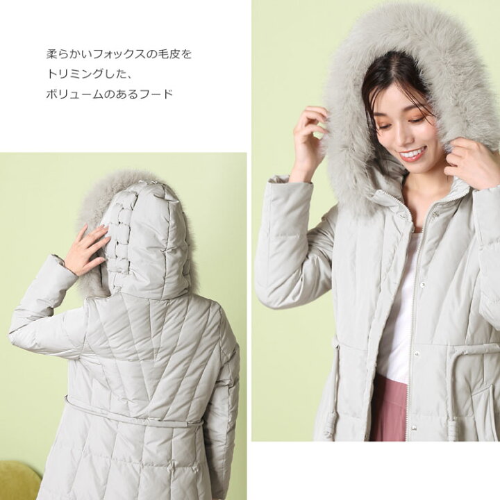 楽天市場】filomo ダウンコート ロング レディース ブランド ブルー 