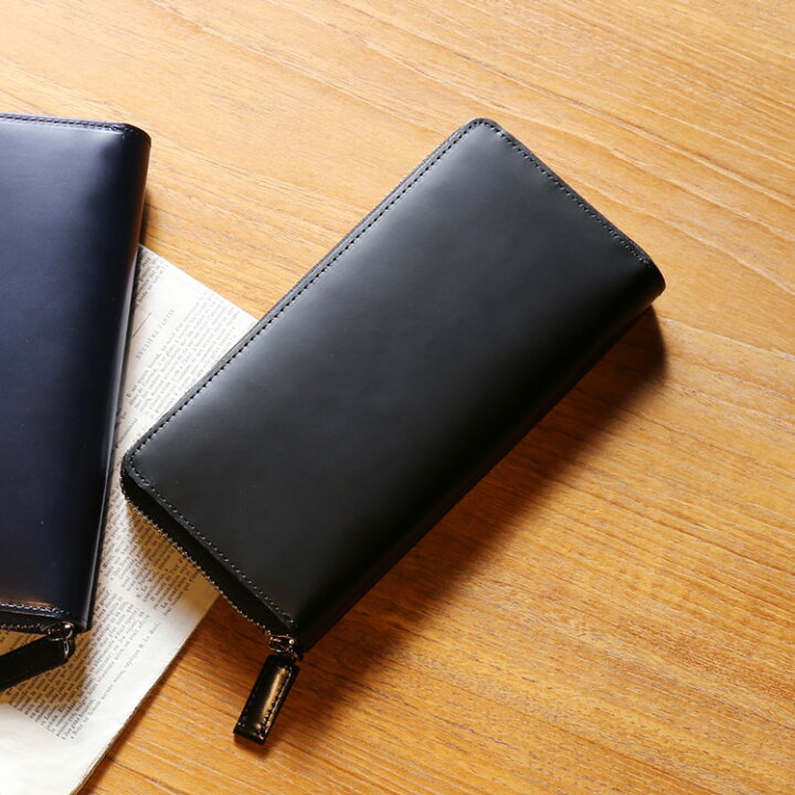 楽天市場】【お財布クーポン10％OFF】長財布 メンズ ホースレザー 本革 