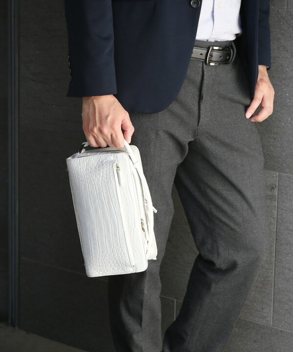 楽天市場】【クーポン有!!】クロコダイル バッグ メンズ セカンド  