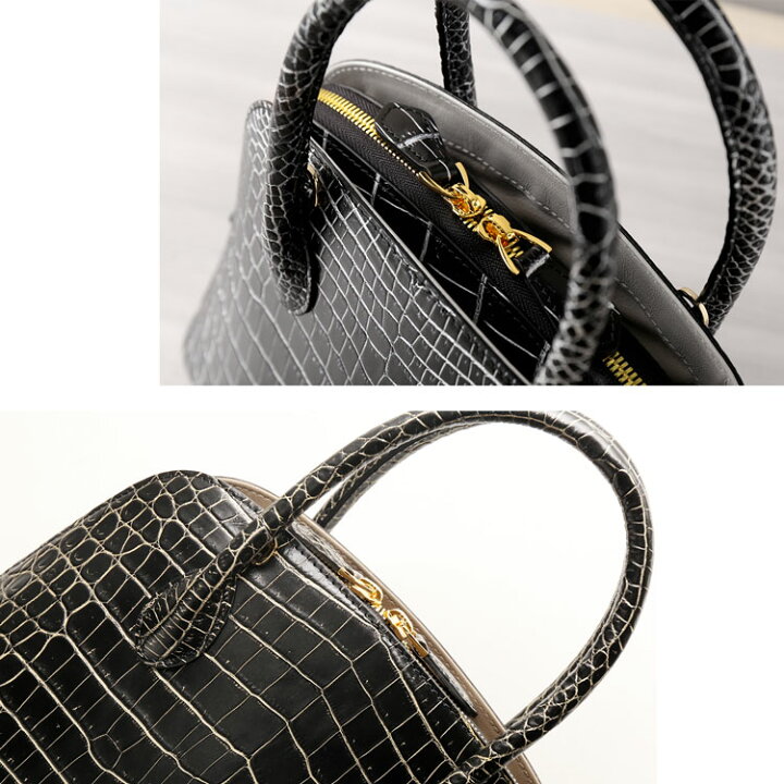 楽天市場】クロコダイル ハンドバッグ レディース センター取り 2WAY  