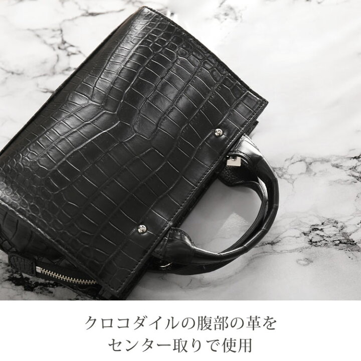 楽天市場】クロコダイル ハンドバッグ 日本製 2WAY レディース 小さめ  
