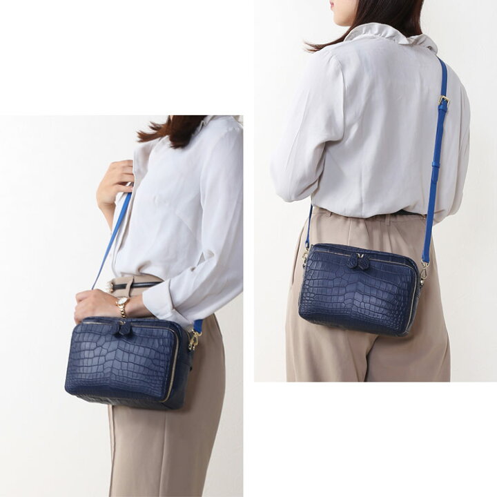 楽天市場】【クーポン対象!】クロコダイル ショルダーバッグ 3way  
