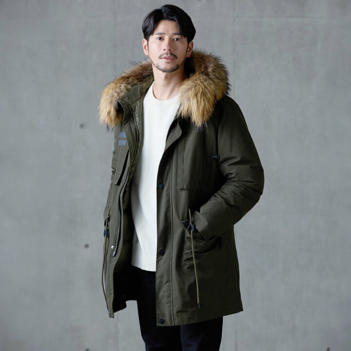 楽天市場】【10%offクーポン】モッズコート メンズ ダウンライナー 冬  