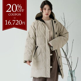 【20%オフクーポン】ダウンコート レディース ブランド Filomo フード付き カジュアル 白 アイボリー 黒 ブラック グレージュ テラコッタ 冬 ミドル丈 アウター ダウンジャケット 秋冬 コート 50代 40代 30代 ミセス ギフト プレゼント 実用的 5F (08000169r)