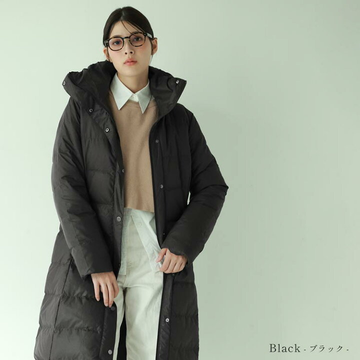 楽天市場】ダウンコート レディース ロング ダウン90% フード付き 