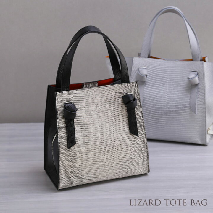 楽天市場】【2h限定20％off】リザード ミニ トートバッグ レディース 