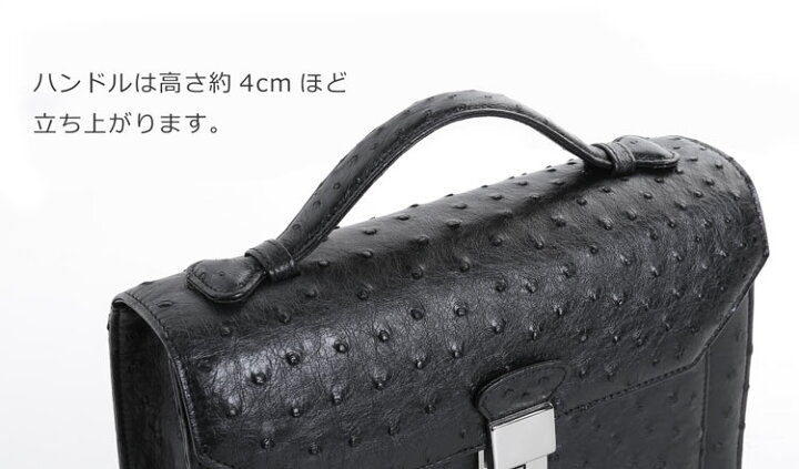 楽天市場】オーストリッチ メンズ セカンドバッグ ダイヤルロック式 