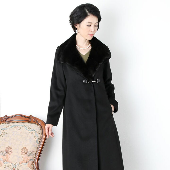 楽天市場】【クーポン対象】内モンゴル産 カシミヤ 100％ ロングコート  